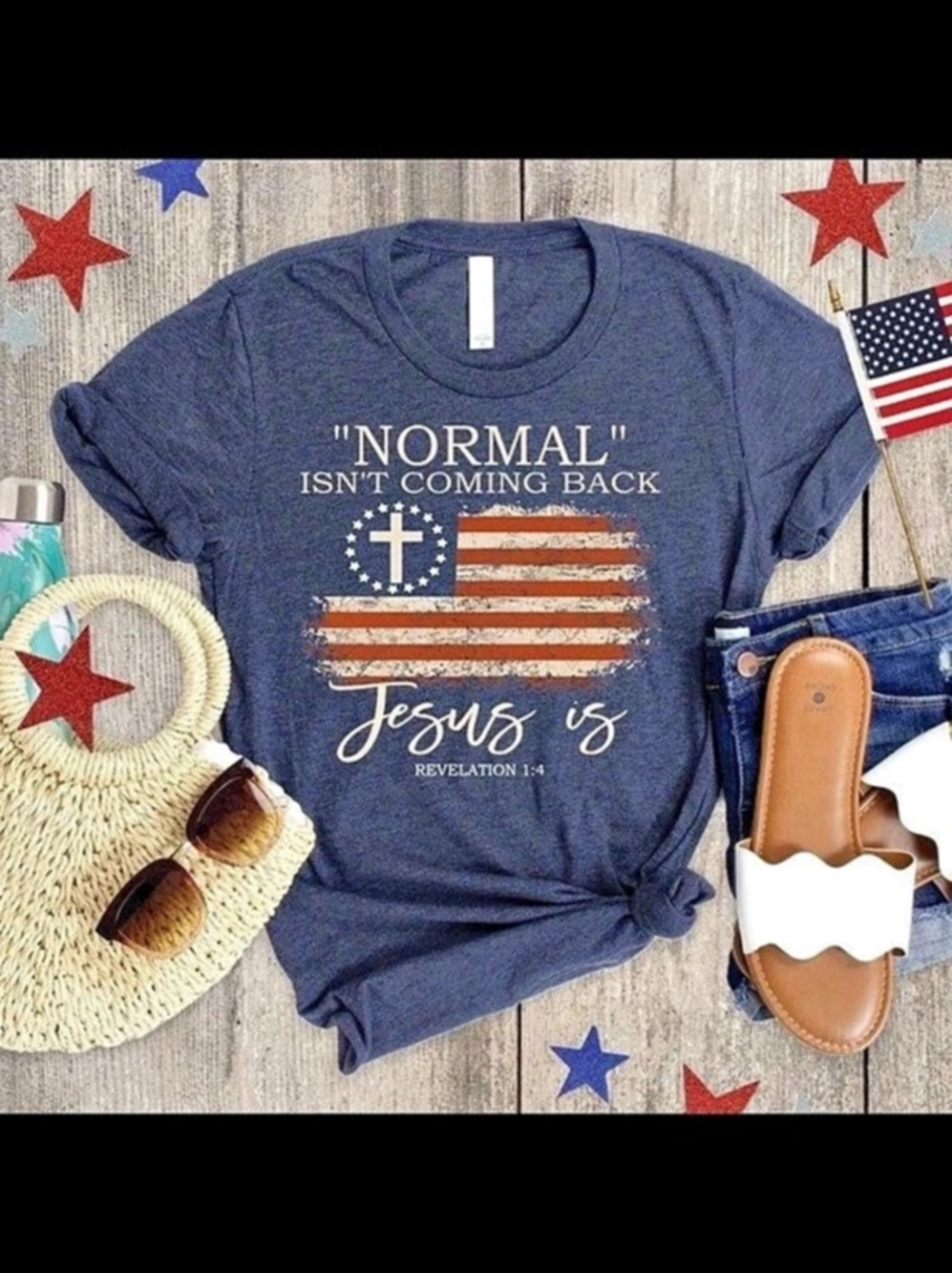 American flag T-shirt